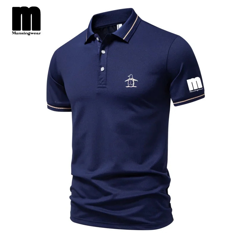 Golf Clothing 2026 Summer High Quality Fast Drying Fashion Mens and Womens Sports Short Sleeve Top Golf Polo Shirt 260403