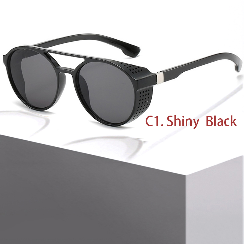 Steampunk Sunglasses Women Men Vintage Glasses Round Glasses Steam Punk Retro Fashion Sun Glasses Oculus de sol CB Fashion Accessories