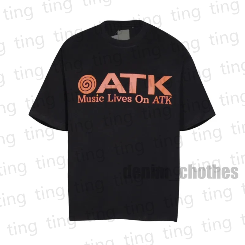 Summer loose top letter printed men's T-shirt men's T-shirt men's and women's designer casual short sleeved T-shirt hip-hop style