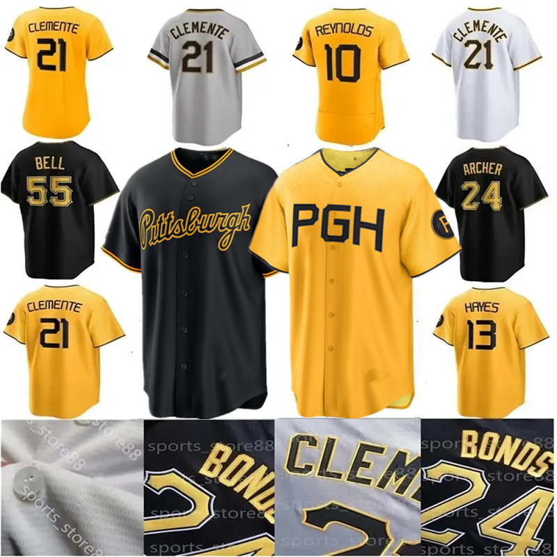 Custom S-4XL PGH Skenes CRUZ REYNOLDS McCUTCHEN Skenes SANTANA HAYES BAE DAVIS BEDNAR KELLER HILL MAGGI MITCHELL LaRoche JOE Dad Pirate Davis CLEMENTE