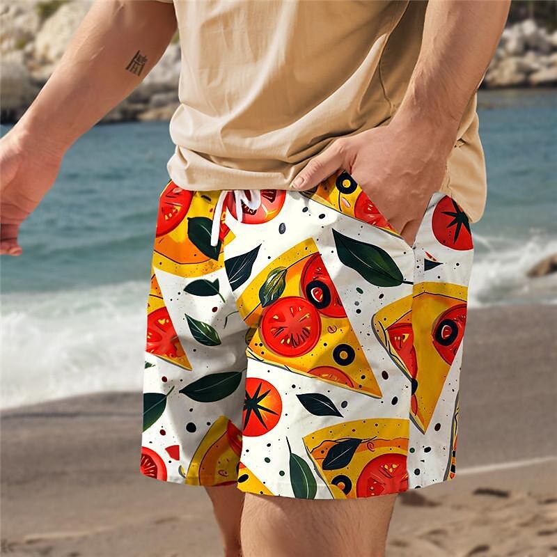 2026 New Arrivals Men's Hawaiian Board Shorts | Breathable Stylish 3D Printed Summer Casual Trunks
