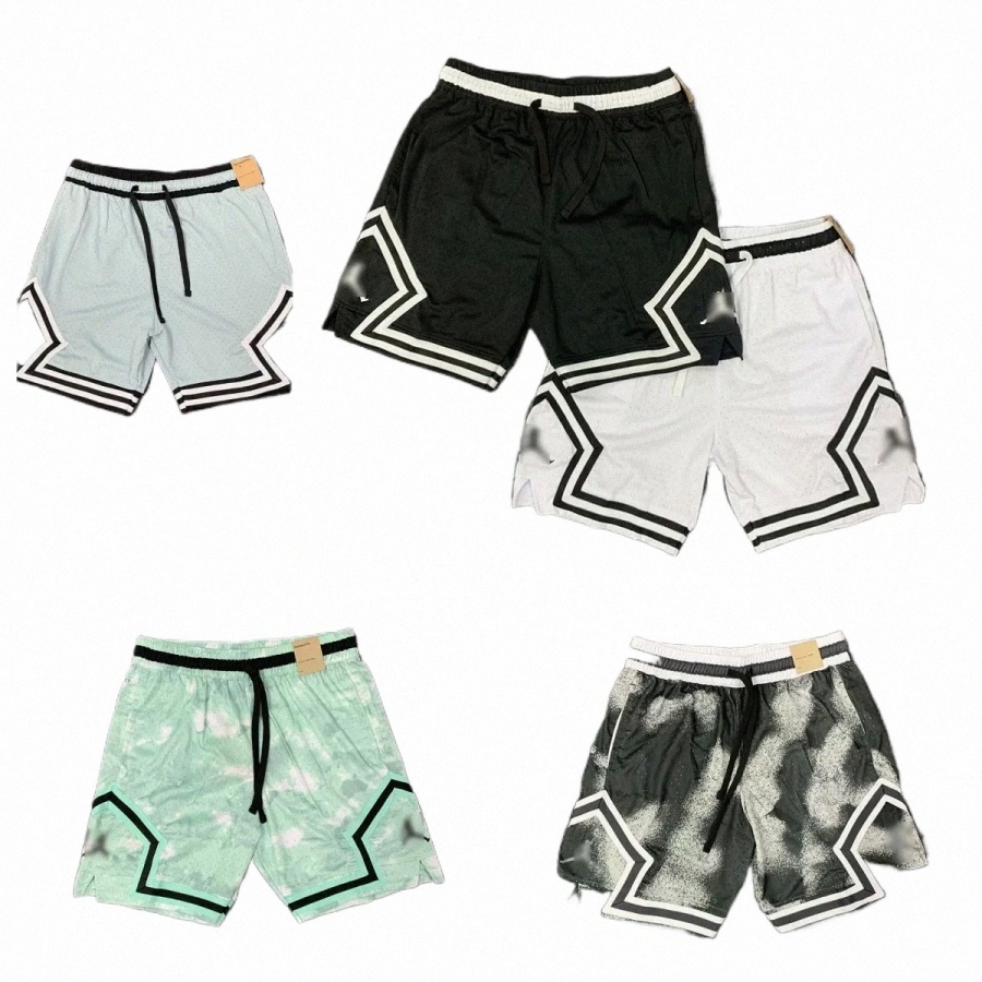 designer American Style Flying Man Mesh Basketball Shorts - 4" Quick-Dry Casual Fitness Running Sports Trendy Shorts p5KJ#