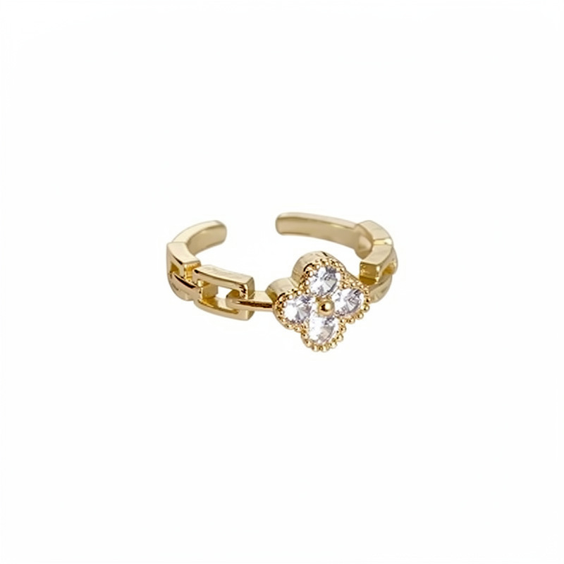 French-style open niche high-end index finger ring, exquisite and elegant versatile jewelry for women - view 6