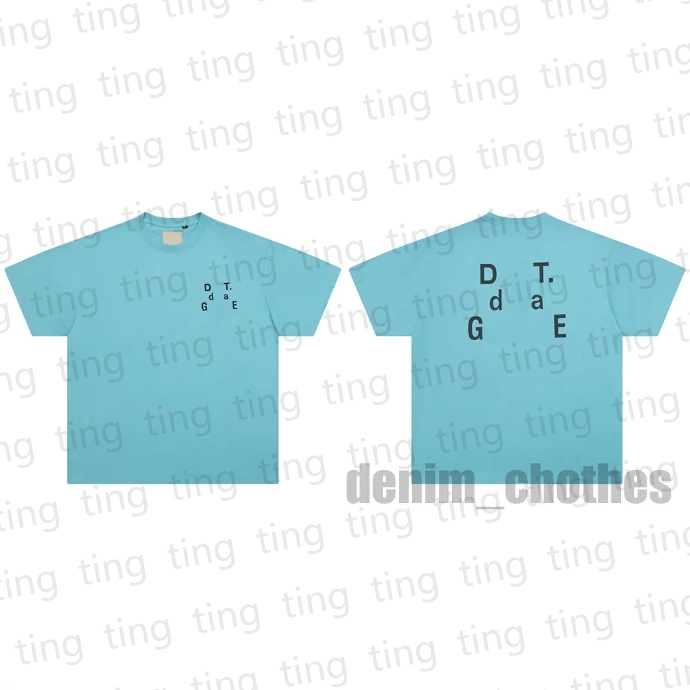 Summer loose top letter printed men's T-shirt men's T-shirt men's and women's designer casual short sleeved T-shirt hip-hop style