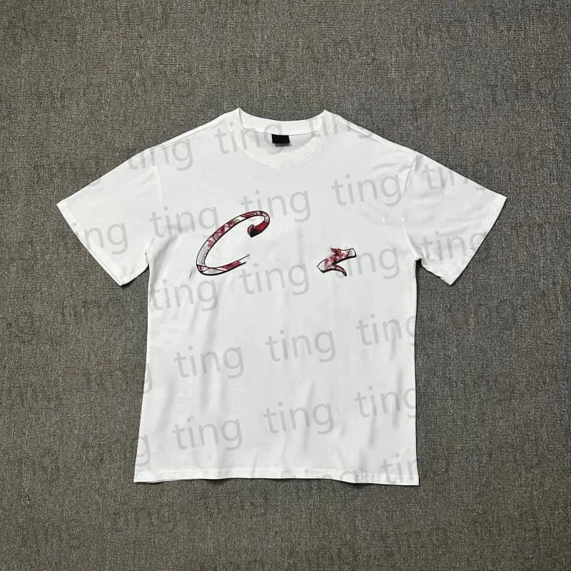 Summer short sleeved women's T-shirt men's T-shirt pure cotton printed short sleeved casual cotton casual short sleeved T-shirt