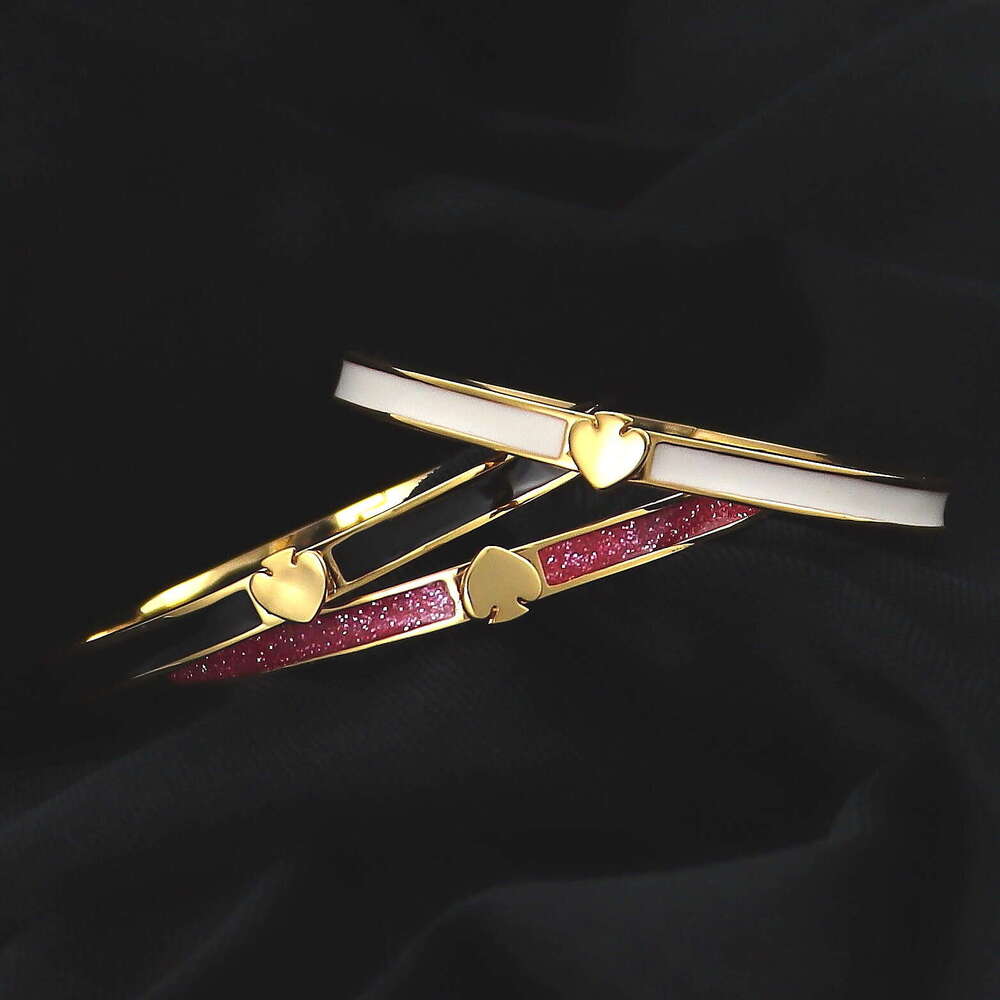 Bracelet Copper Gold Plated Enamel Glazed Bracelet New Design High End Multi Color Versatile Non Fading Bracelet Jewelry Luxury Jewelry Designer Bangl - view 4
