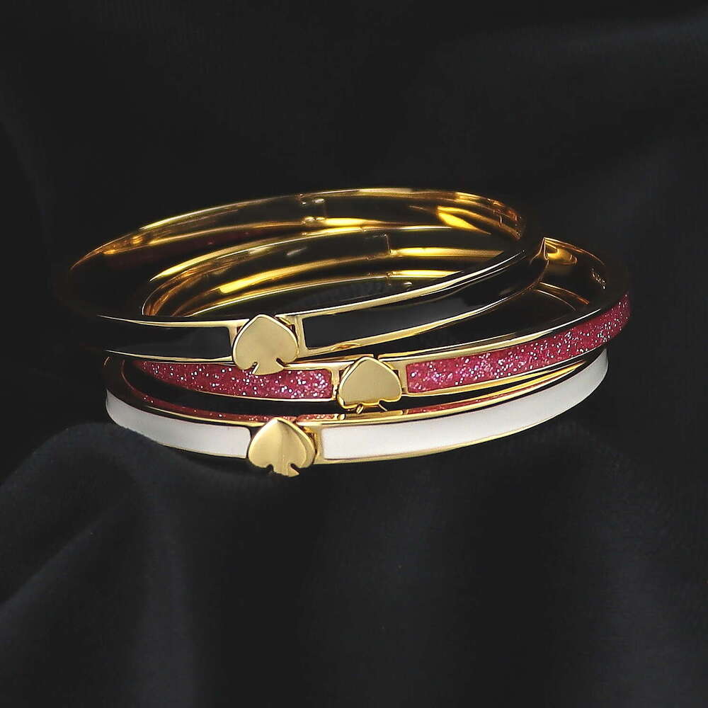 Bracelet Copper Gold Plated Enamel Glazed Bracelet New Design High End Multi Color Versatile Non Fading Bracelet Jewelry Luxury Jewelry Designer Bangl - view 5