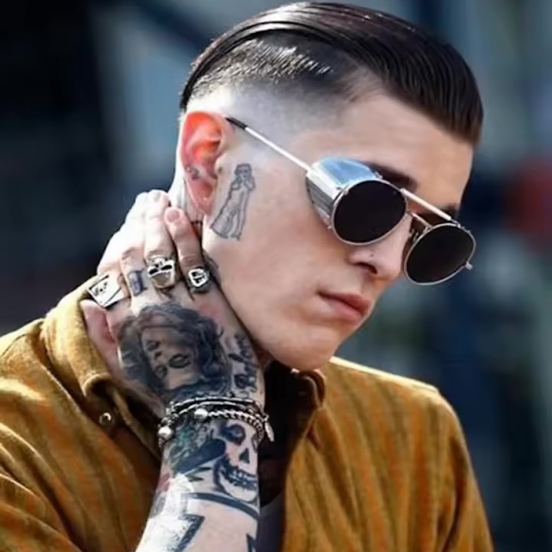Trendy Retro Steampunk Sunglasses Men Brand Designer Round Steam Punk Alloy Sun Glasses Goggle For Women UV400 Gafas de Sol CB Fashion Accessories