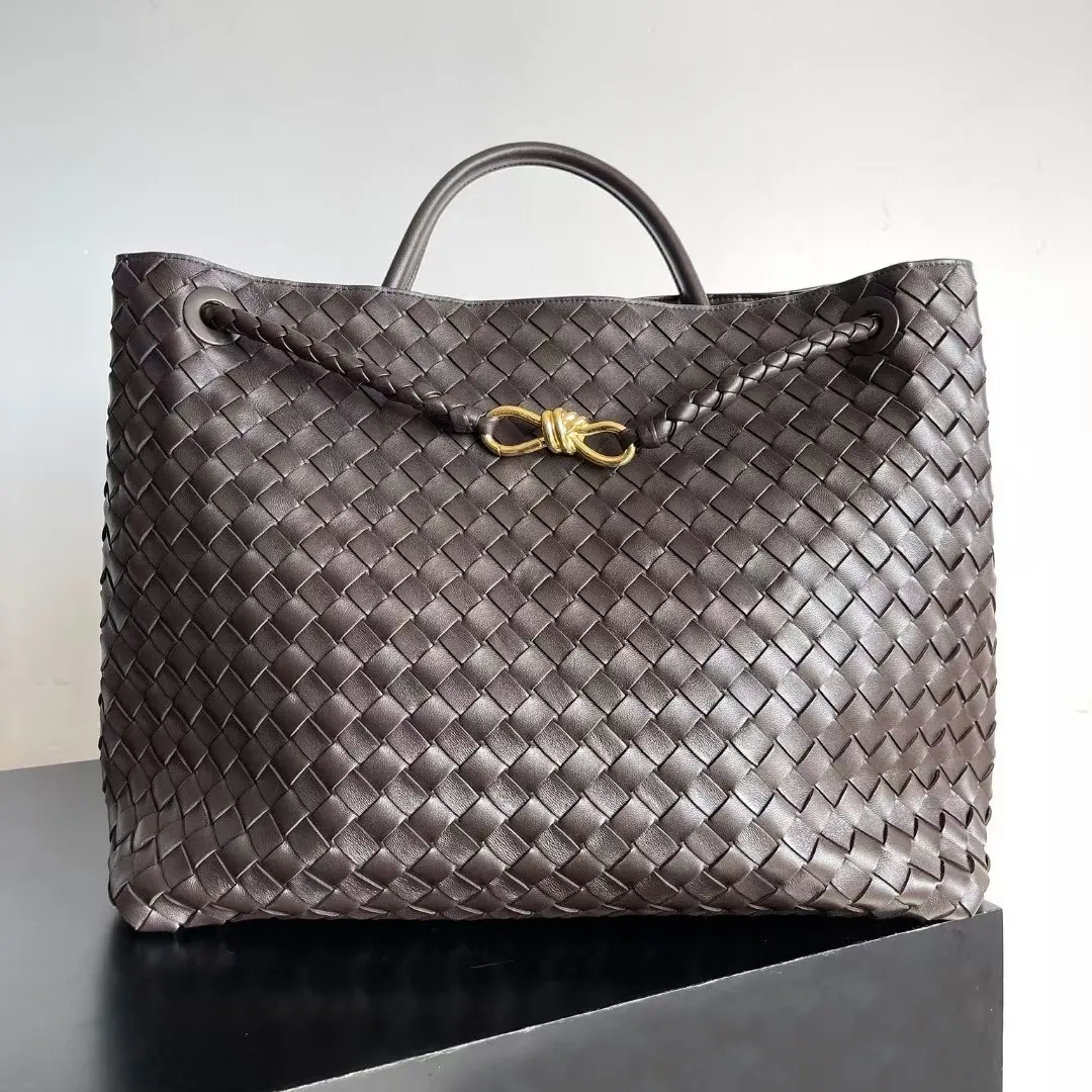 10A Retro Mirror Quality Designer 743575 multifunctional olid color female daily large -capacity hopping high - caual handbag 45cm brand bag