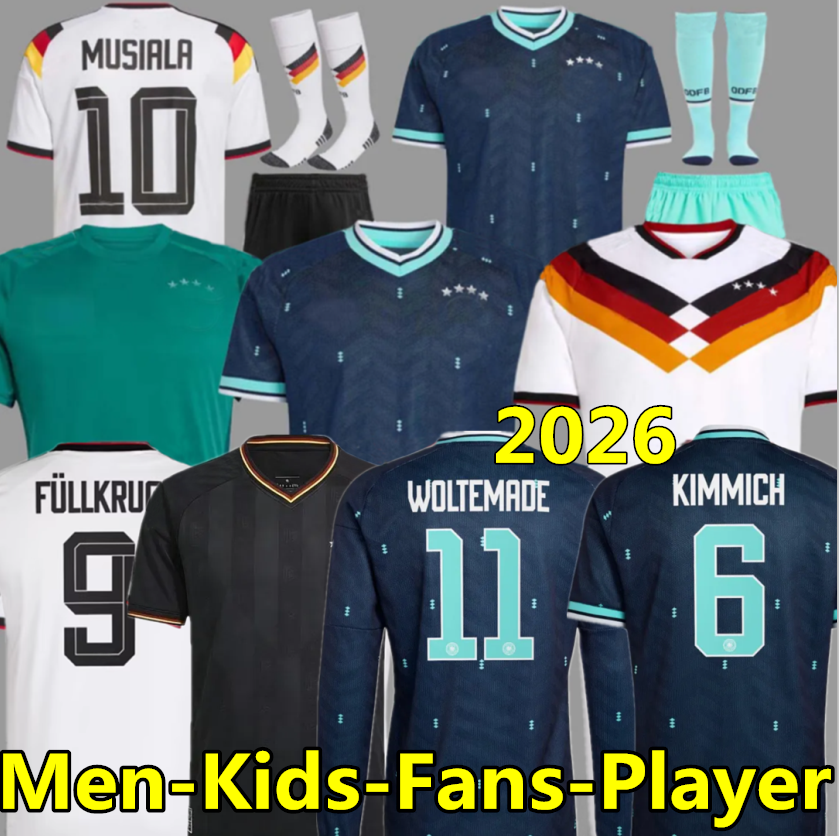 2026 World Cup Germany jersey 26 soccer jerseys Kit Women football shirts men kids set goalkeeper Deutschland HAVERTZ GNABRY Long sleeves goalkeeper training