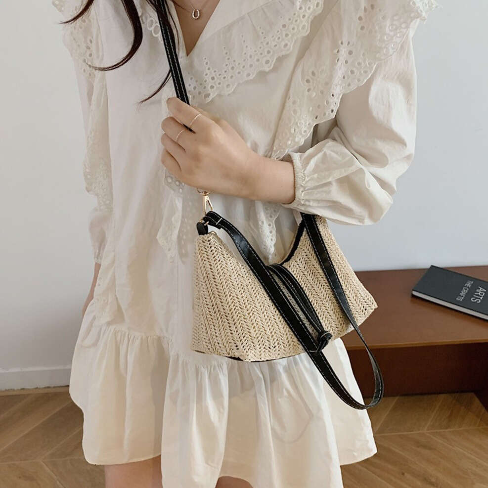 OLOEY Trendy New Stylish And Exquisite Woven Shoulder For Women, Spring 2026, Versatile, High-Quality, Elegant Crossbody Bag