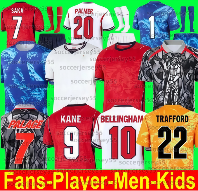 2026 England Football Shirt 26 27 EZE BELLINGHAM STONES Football kits Soccer Jersey RASHFORD KANE SAKA RICE FODEN National Team Kid Women Men Kids Kit