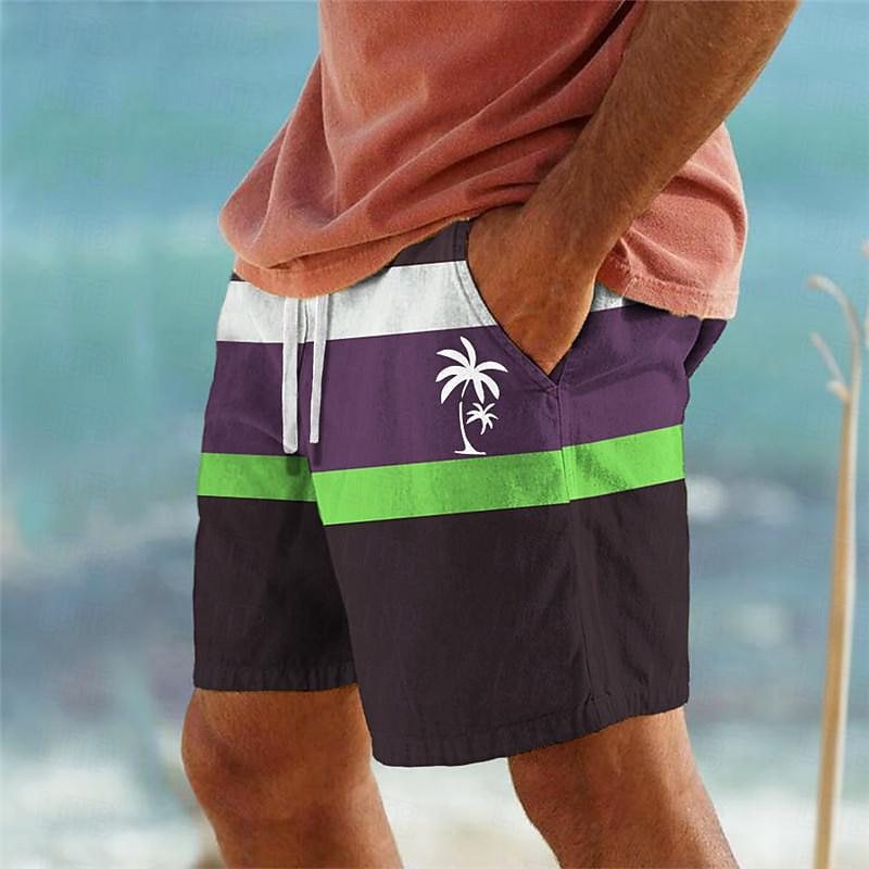2026 New Arrivals Men's Hawaiian Board Shorts | Breathable Stylish 3D Printed Summer Casual Trunks