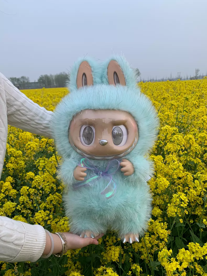 Popular Market 38cm 58cm Labubu Zimomo 10th Anniversary Angel in Clouds Series Action Figure Vinyl Doll Decoration Toy Girl Birthday Gifts