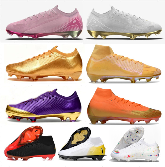 Soccer Shoes Kids Cleats Mens Womens Football Boots Cleat turf 7 Elite FG American Foot Ball Boot Youth Boys Girls Size 3Y-13 UK 2-12 EUR 35-47