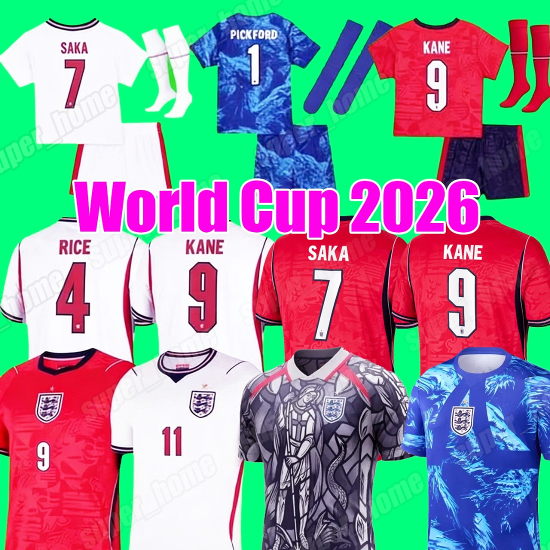 england Kit 26 27 KANE FODEN england world cup 2026 SAKA england football shirt PALMER england jersey RICE BELLINGHAM england kit world cup Women england shirt 26 27