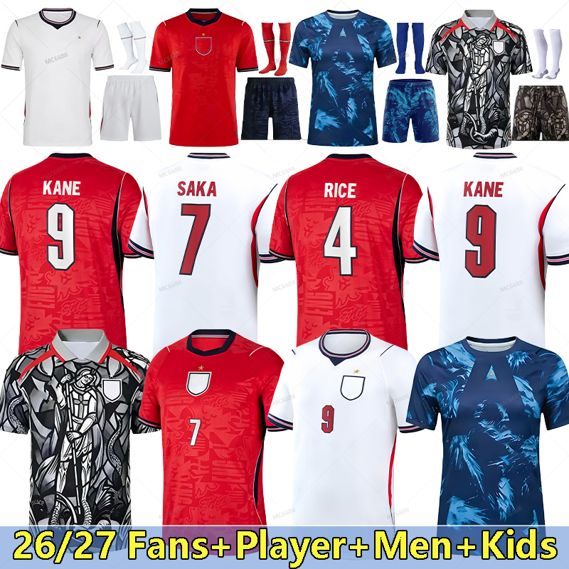 england world cup 2026 Soccer Jersey Men Kids KANE BELLINGHAM MAINOO BOWEN RICE FODEN GORDON TONEY PALMER PICKFORD Football Shirt Soccer Uniforms WOMEN 2025 2026 27