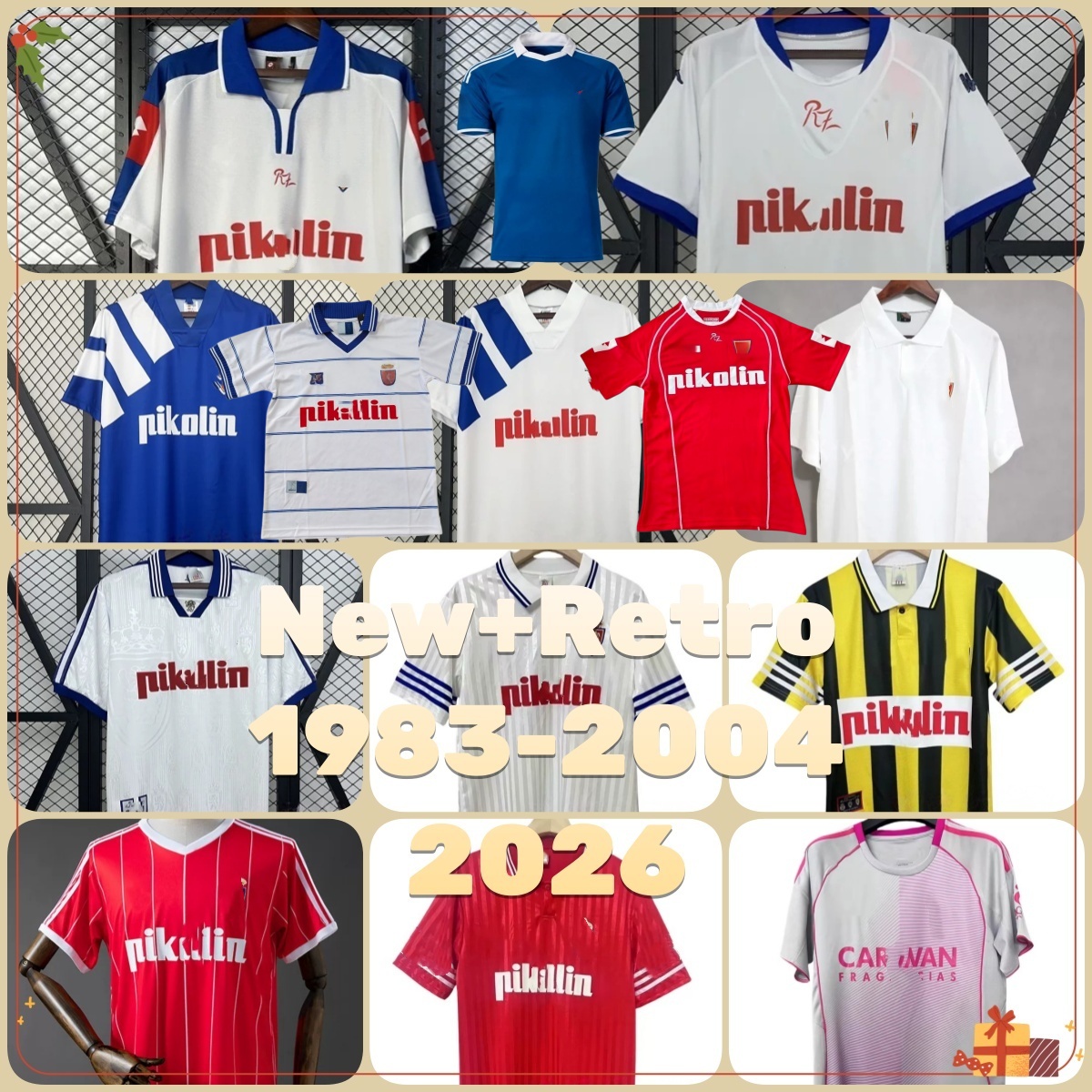 RETRO Real ZarAGoza soccer jerseys 94 95 04 05 camisetas de Poyet PARDEZA Nayim HIGUERA vintage classic football shirt calcio GELI BELSUE&2026 Retro Matchday Jerseys