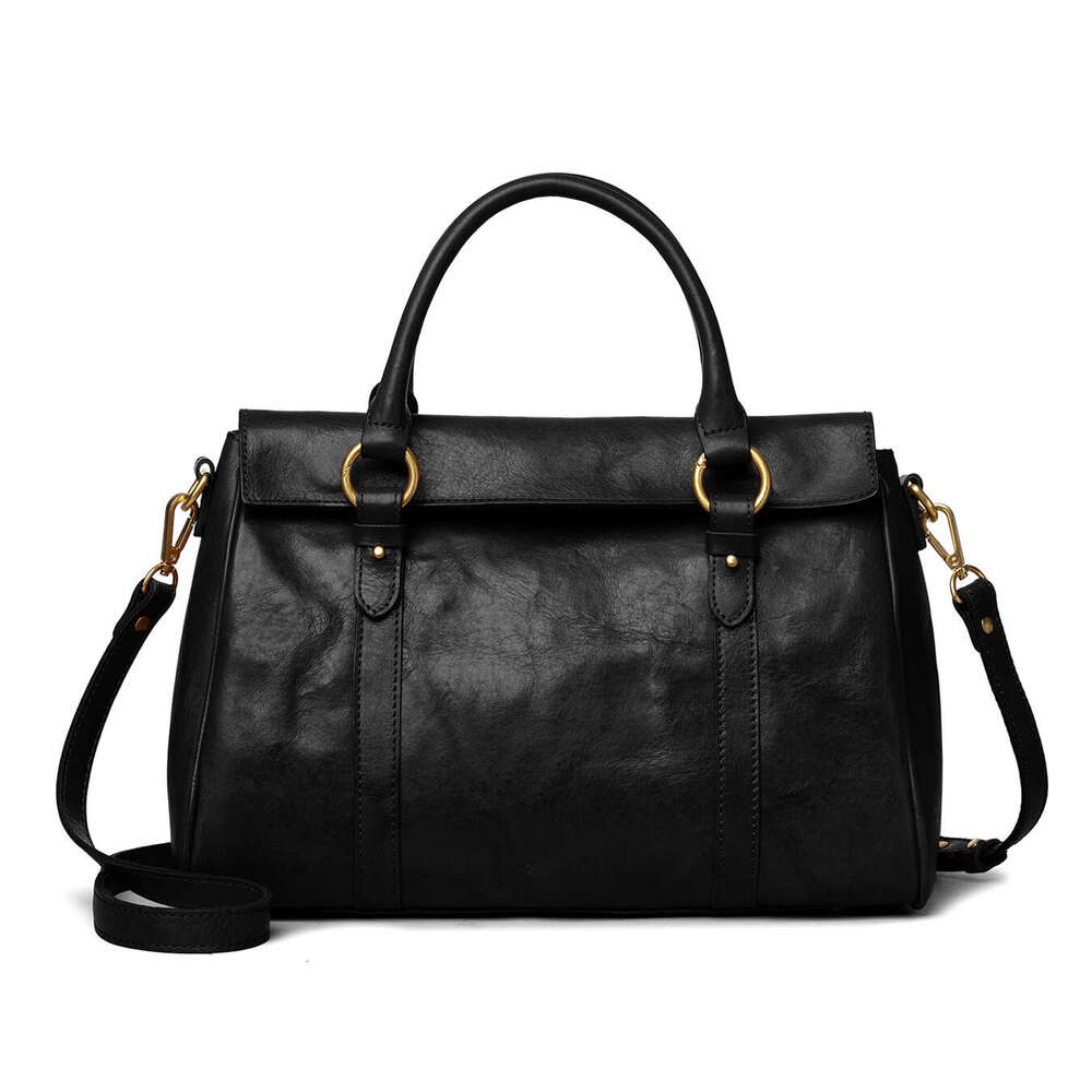 Genuine Leather Women's Bag 2026 New Design, Luxury Minimalist High-End Bag, Large Capacity Commute Shoulder Bag, Factory Wholesale Dropshipping 