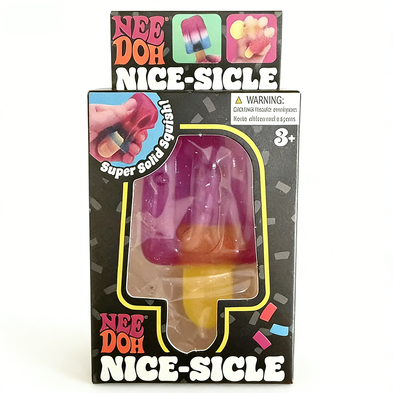 IN stock NeeDoh Sicle Popsicle Sensory Squeeze Toy Super Solid Squish Stress Relief for Kids Adults Gift Decompression Toy Fidget Toys