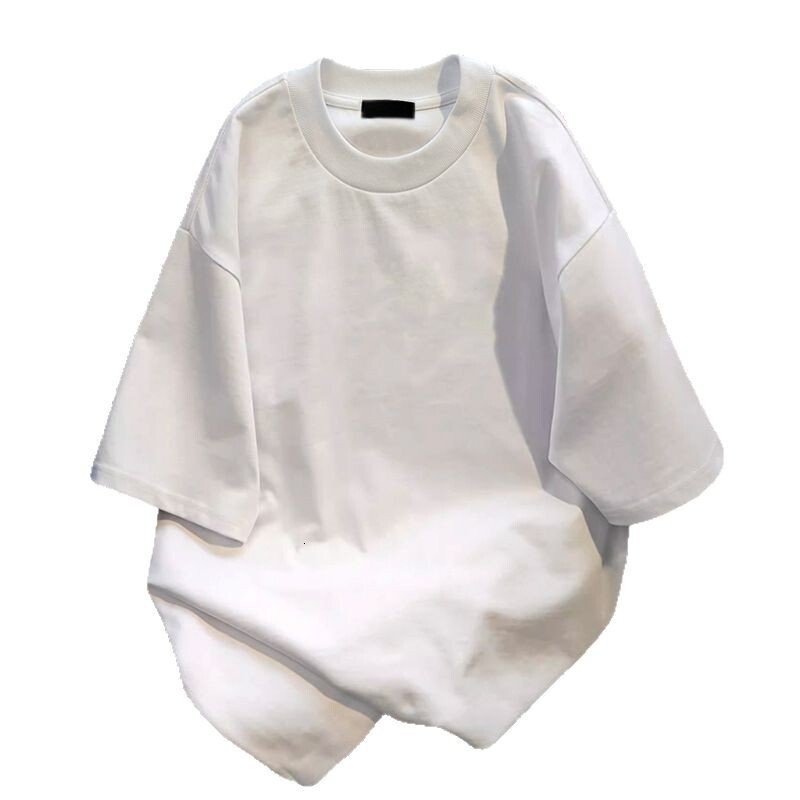 Luxury Brand Designer Men Fashion Heavyweight Cotton Letter Print T-Shirt Oversized Casual Short Sleeve Tee Plus Size Couple Top For Daily Streetwear