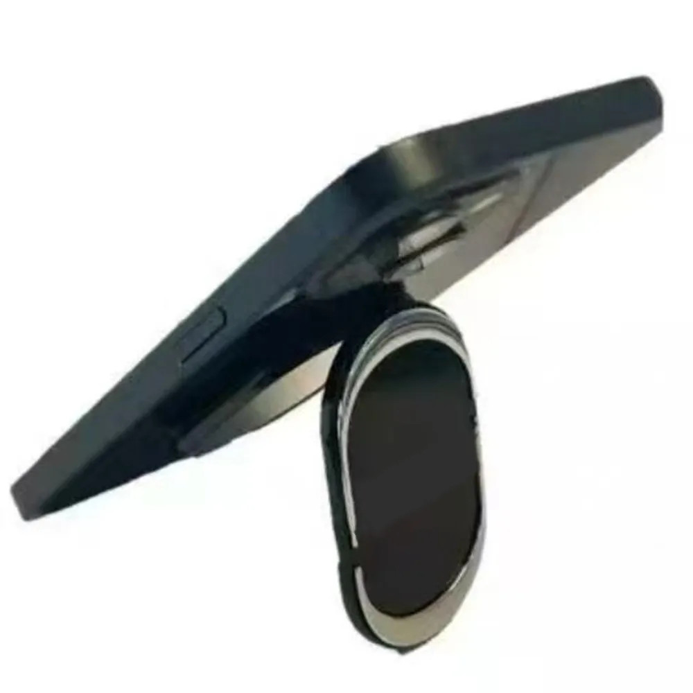 Double Sided Folding Makeup Mirror with Phone Holder, Designer Cosmetic Vanity Mirror for Travel and Desk