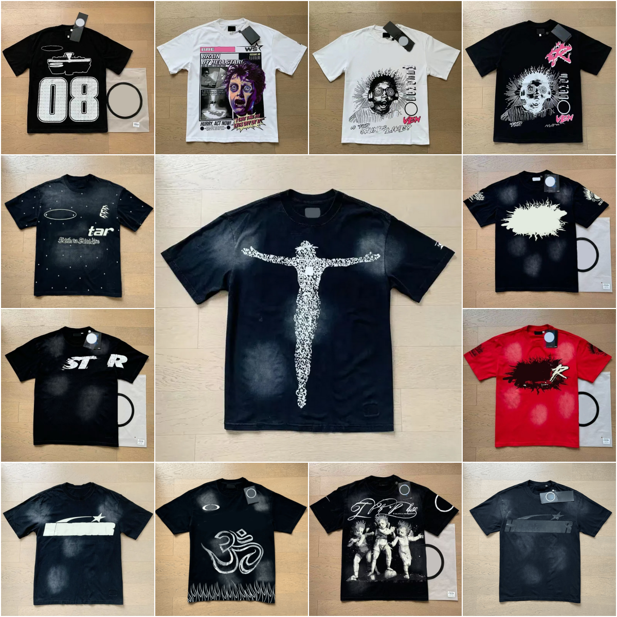 high quality shirt Mens hoodies Womens Designers T shirts Hip Hop Tee Summer Womens Cotton Tshirts designer Helles Starly Short Sleeve Casual top tee Clothes US S-XL Q5