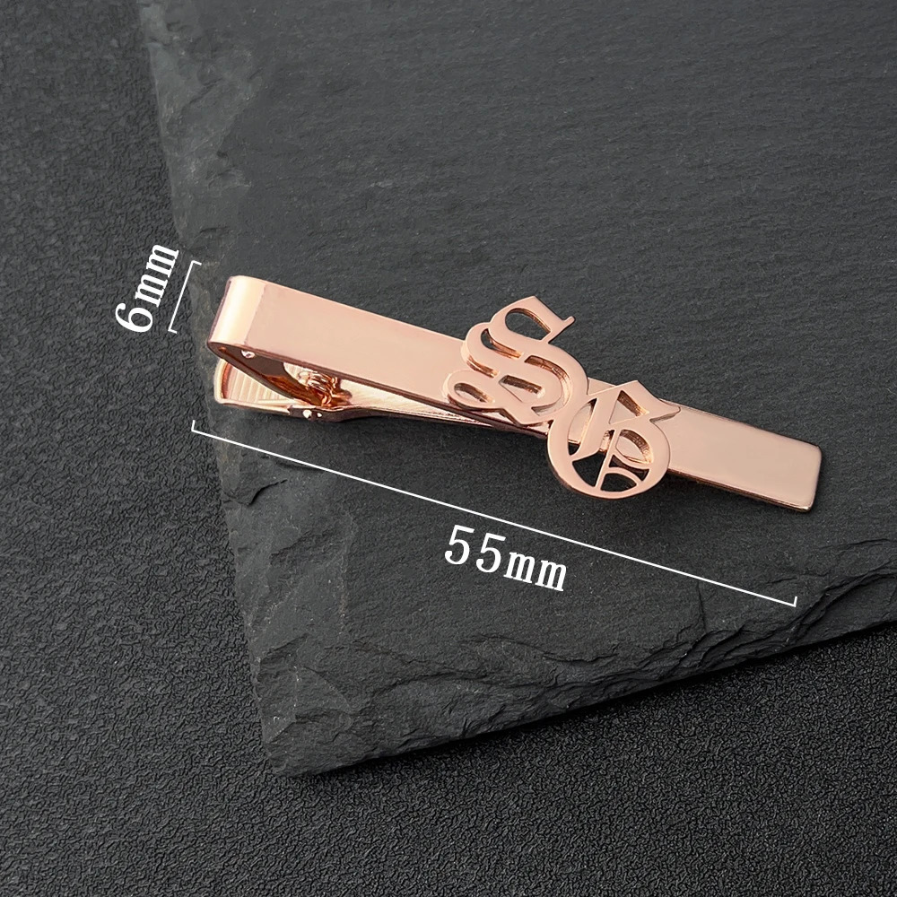 Mens Customized Tie Clip Customized Name Tie Clip Suit Accessories Stainless Steel Tie Clip Husband Groomsman Gift 260403BJ - view 7