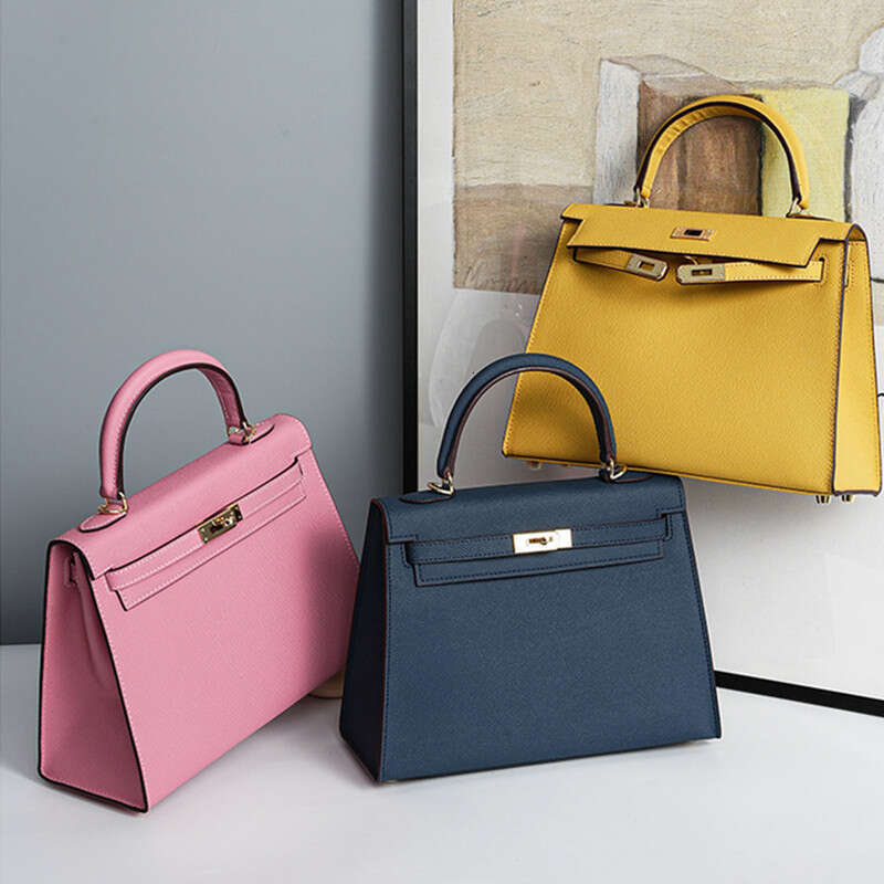 Designer Fashion Shoulder Hand Bag Women's Handbag With Metal Buckle Purse Single handbags sale Tote Real Leather Bags