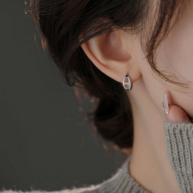 Ear Studs Silver Needles Classic Pig Nose Design Female New Popular Buckle Niche Design High End Ear Care Fashionable Ear Rings Jewelry Designer Luxur - view 9