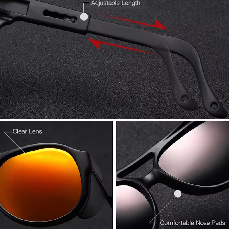 Adult UV400 Retro Sunglasses Men Women Baseball Softball Punk Sun Glasses Male Female Outdoor Sport Steampunk Eyewear Fashion Accessories