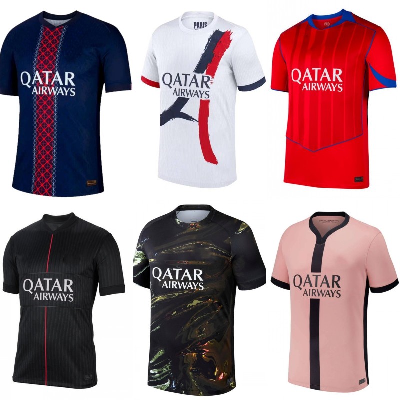 2025/26 Paris Night Soccer Jersey 2024/25 G.RAMOS PACHO ZAIRE-EMERY JOAO NEVES MARQUINHOS KVARATSKHELIA Football Shirt O.DEMBELE D.DOUE VITINHA BARCOLA MAYULU kids kit
