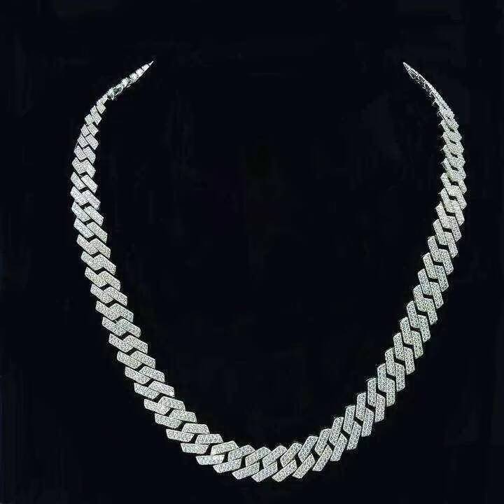 High Quality Moissanite Diamond Cuban Chain for Men Party or Wedding Fashion Gift Available at Good Price