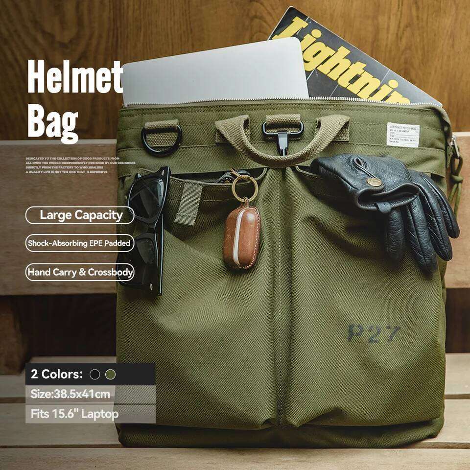 Luxury Shoulder Bags Totes Hobo Maden Men S Tactical Gear Helmet Carry Multi Pocket Flyer Travel Computer Laptop Hand Single Zipper Bag SENYY