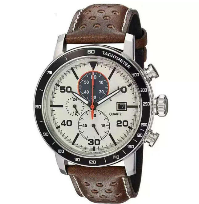 High-Looking CITIZENWatch Six Hand Chronograph Men Quartz Watch Business Casual Leather Strap Date Waterproof Wristwatch Fashion Male Timepiece Gifts 2026