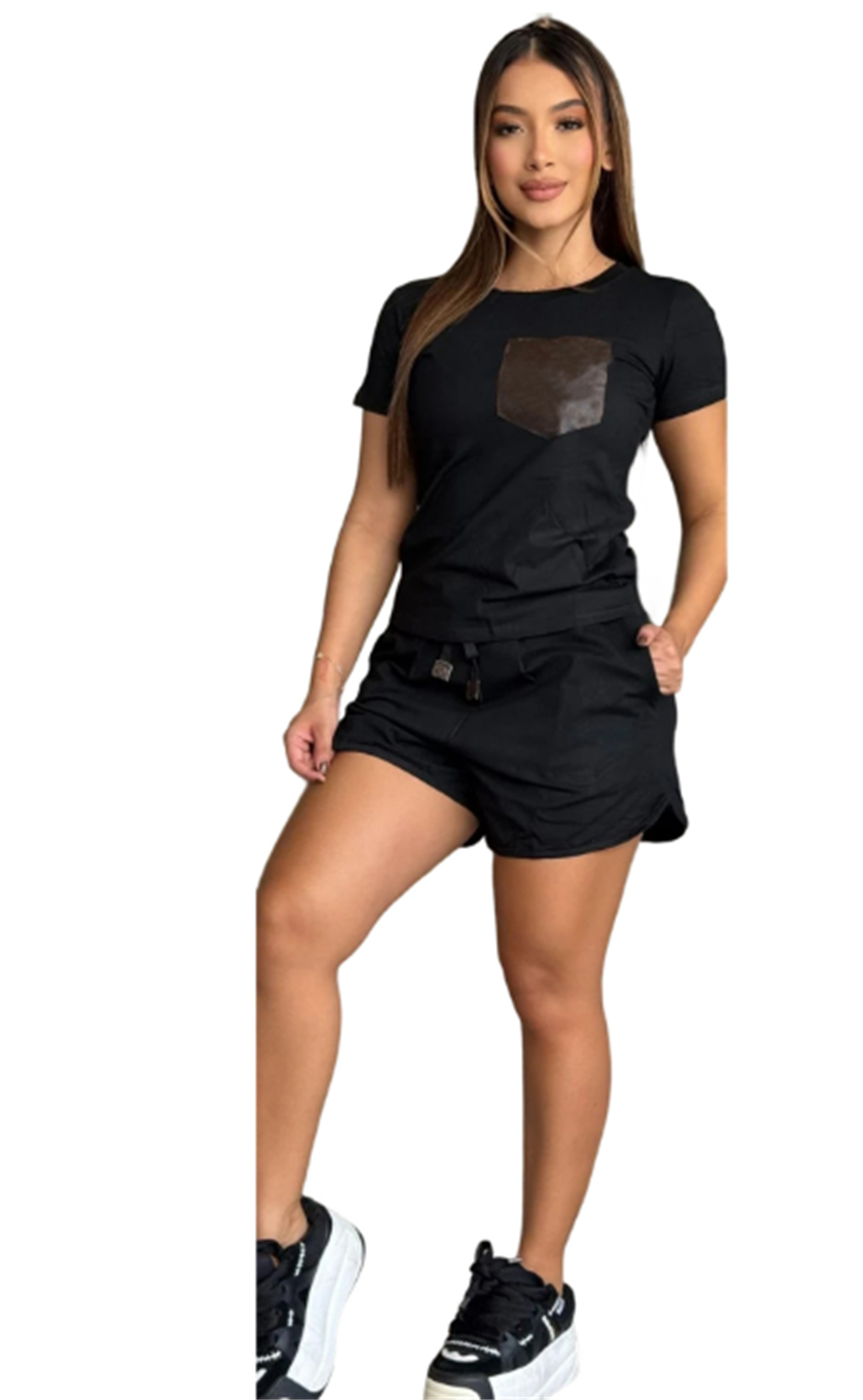 New Girls Tracksuit Women's Tracksuits Women Fashion Street Style Sets Short Sleeve Round Neck Top Elastic Pants Printed Two Piece