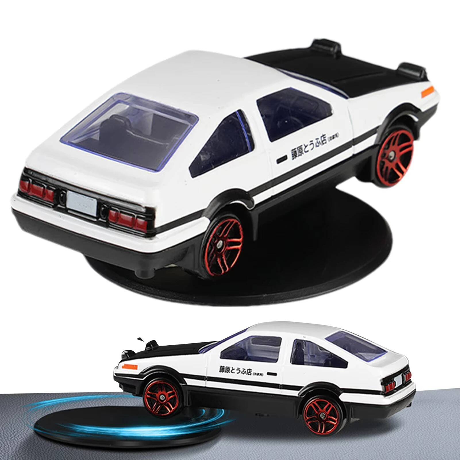 2026 Upgrade Car Dashboard Toy Model Swing Turning Cool Sports Race Auto Ornaments Interior Accessories Decor Items Fun Decorations Men