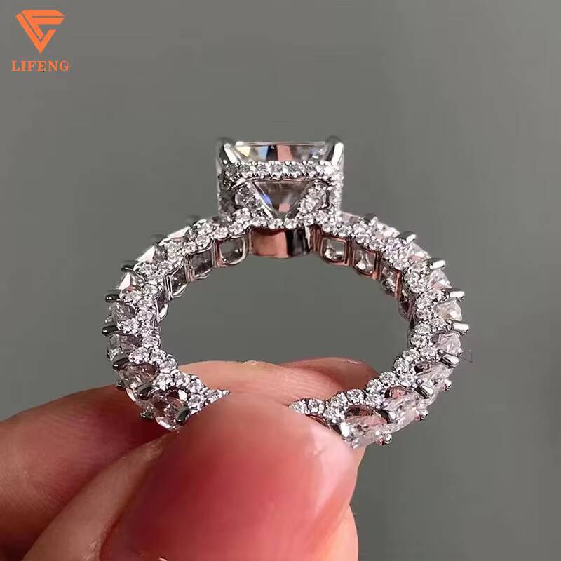 Fashion Design Hip Hop Stainless Steel Hug Ring Personality Couple Gold S925 Sterling Silver Ring for Women and Men