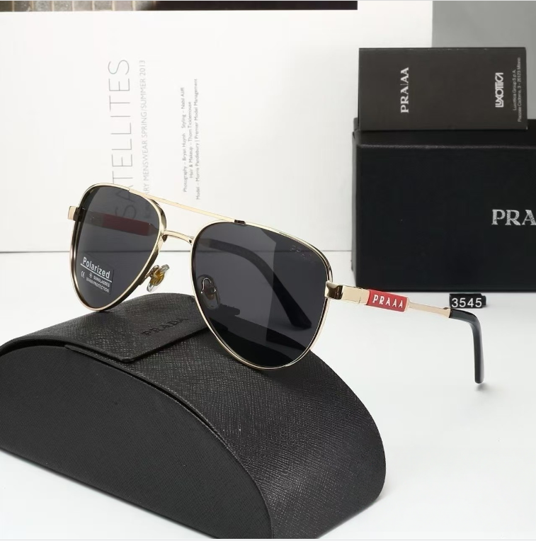 Luxur designer sunglassesr For Men Women Polarized Lenses Pilot Classic Luxury style Lightweight Comfortable Frame UV400 Protection High end Sunglasses With box