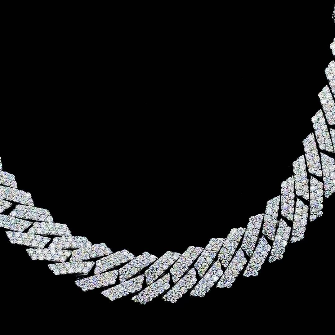 High Quality Moissanite Diamond Cuban Chain for Men Party or Wedding Fashion Gift Available at Good Price
