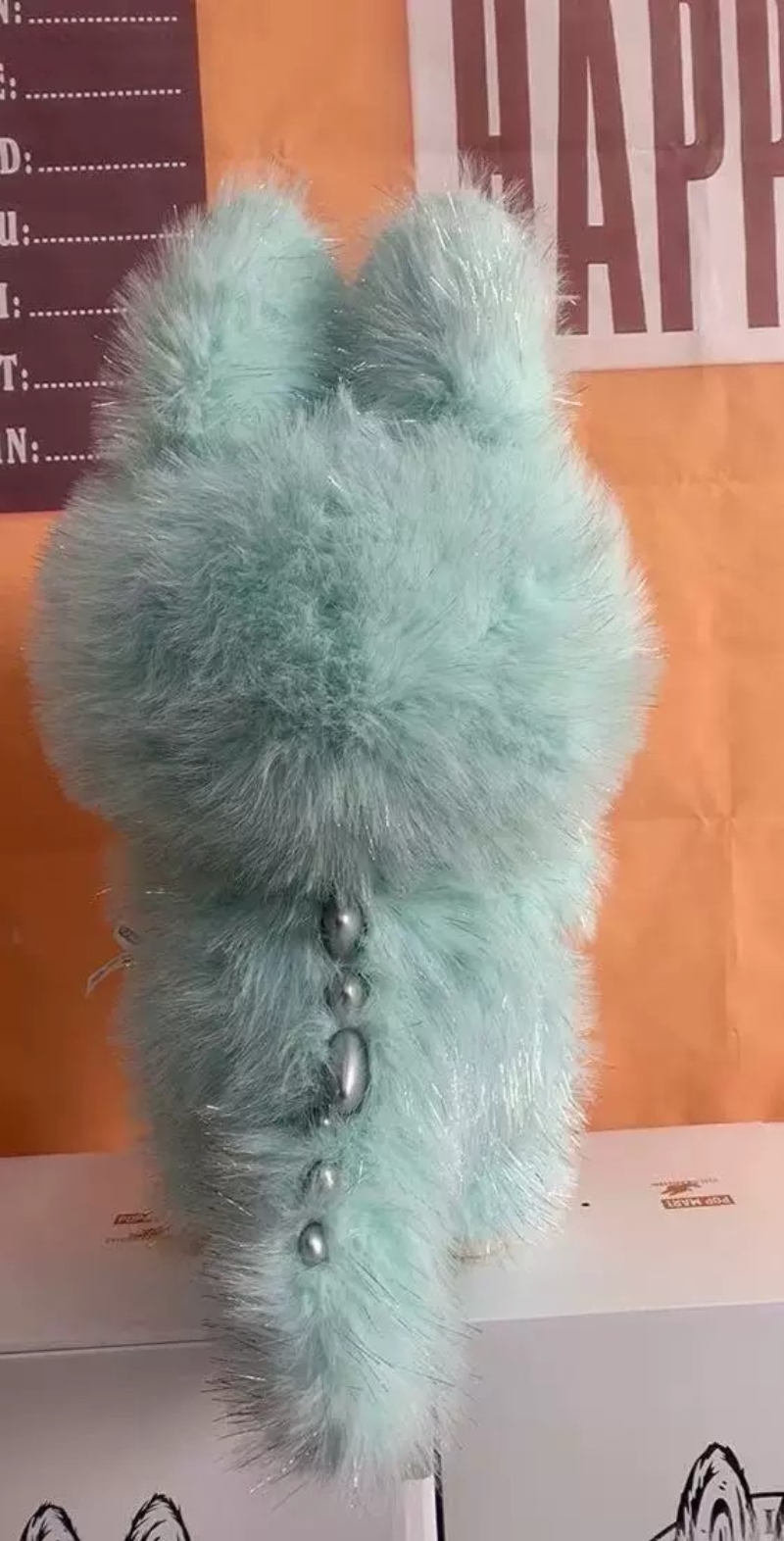 58cm Large Zimomo Angel & I Found You & Black Angel Plush Doll, Vinyl Face Collectible Figure, Trendy Toy Gift for Labubu Plus Doll Fans YIZHIXING