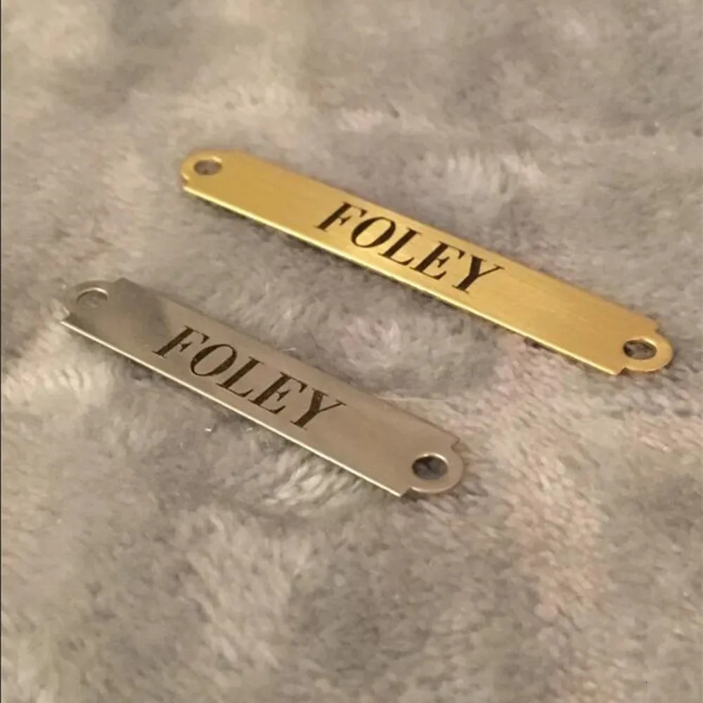 2pcs Personalized Engraved Nameplates for Bridles Custom Jewelry Martingale Plate Stainless Steel Halters and Saddles 260403BJ - view 4