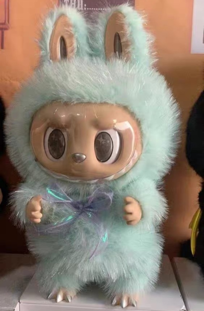 58cm Large Zimomo Angel & I Found You & Black Angel Plush Doll, Vinyl Face Collectible Figure, Trendy Toy Gift for Labubu Plus Doll Fans YIZHIXING