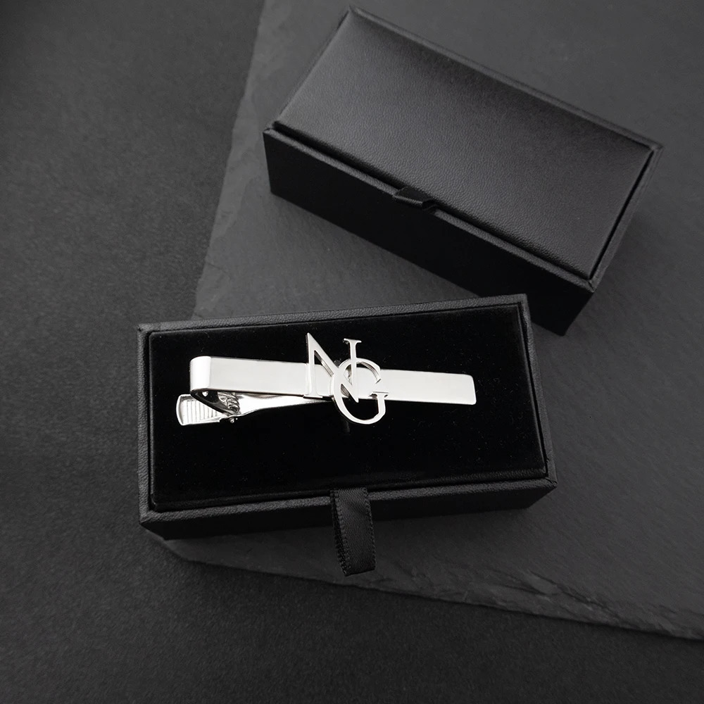 Mens Customized Tie Clip Customized Name Tie Clip Suit Accessories Stainless Steel Tie Clip Husband Groomsman Gift 260403BJ - view 6