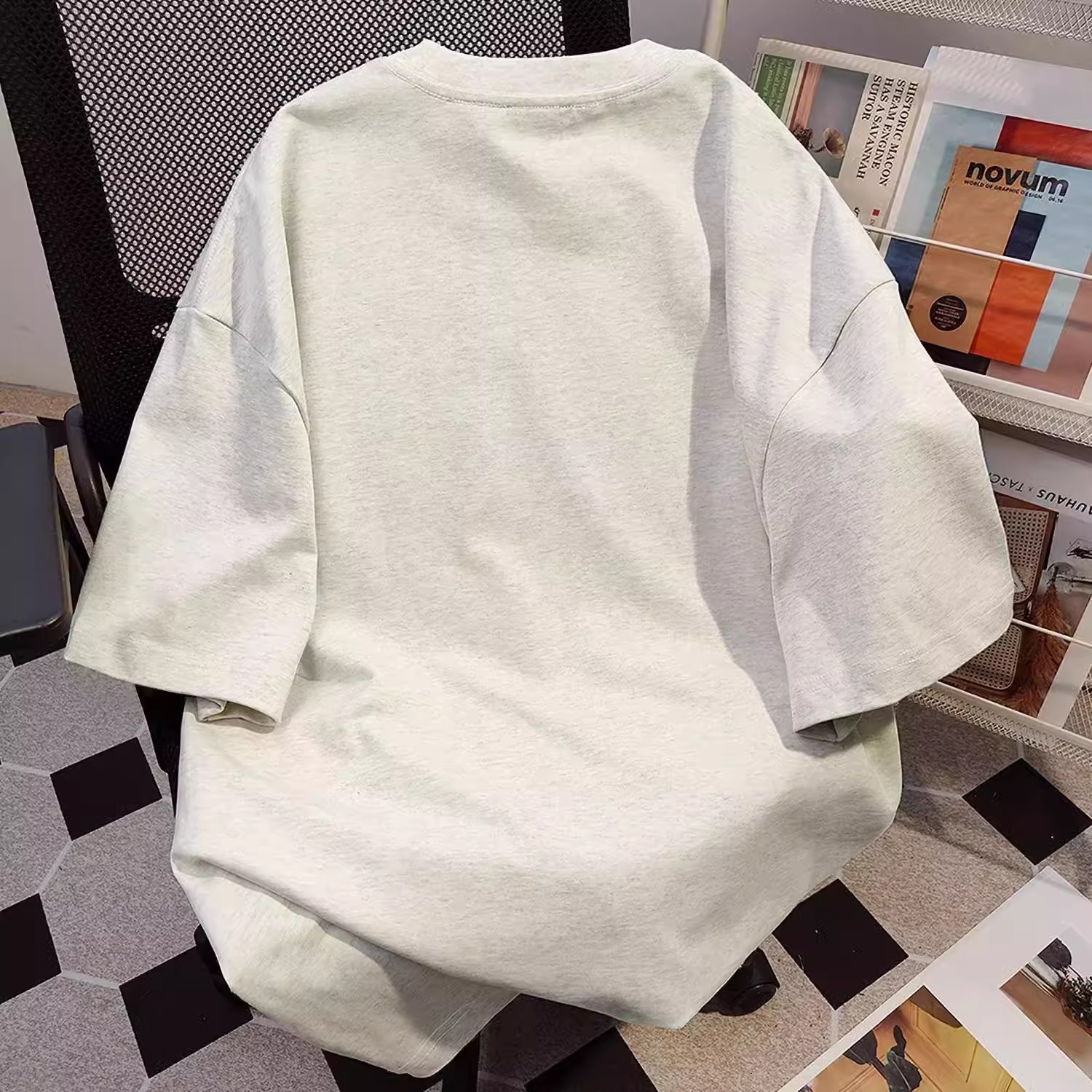 Luxury Brand Designer Men Fashion Heavyweight Cotton Letter Print T-Shirt Oversized Casual Short Sleeve Tee Plus Size Couple Top For Daily Streetwear