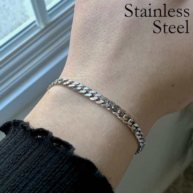 10 Pcs Cuban Bracelet Stainless Steel Cuban Bracelet Gold Plated Cuban Chain Bracelet for Man Woman Cuban Link Chain Bracelet 260403