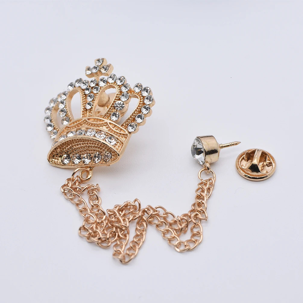 Fabric Bowknot Brooch Rhinestone Tassel British Style Bow Tie Female Shirt Collar Pin Vintage Brooches for Women Accessories 260403BJ - view 7