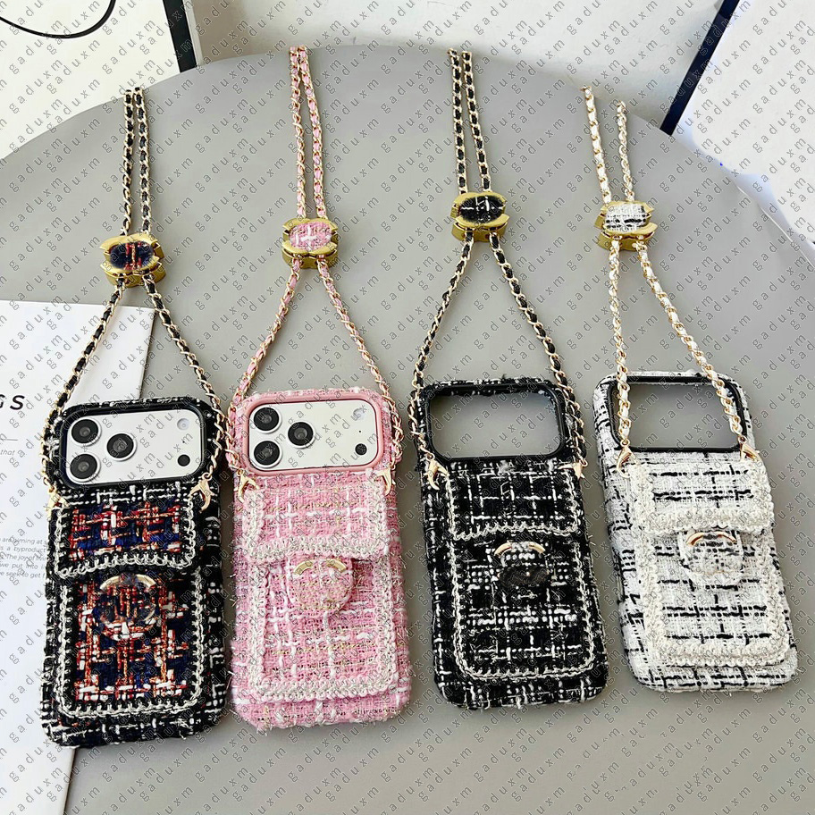 Custodia Per Cellulare Con Tasca Per Carta Con Cerniera Di Design In Pelle Per …