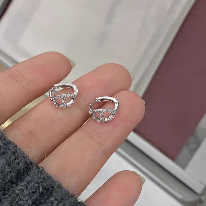 Ear Studs Silver Needles Classic Pig Nose Design Female New Popular Buckle Niche Design High End Ear Care Fashionable Ear Rings Jewelry Designer Luxur - view 3