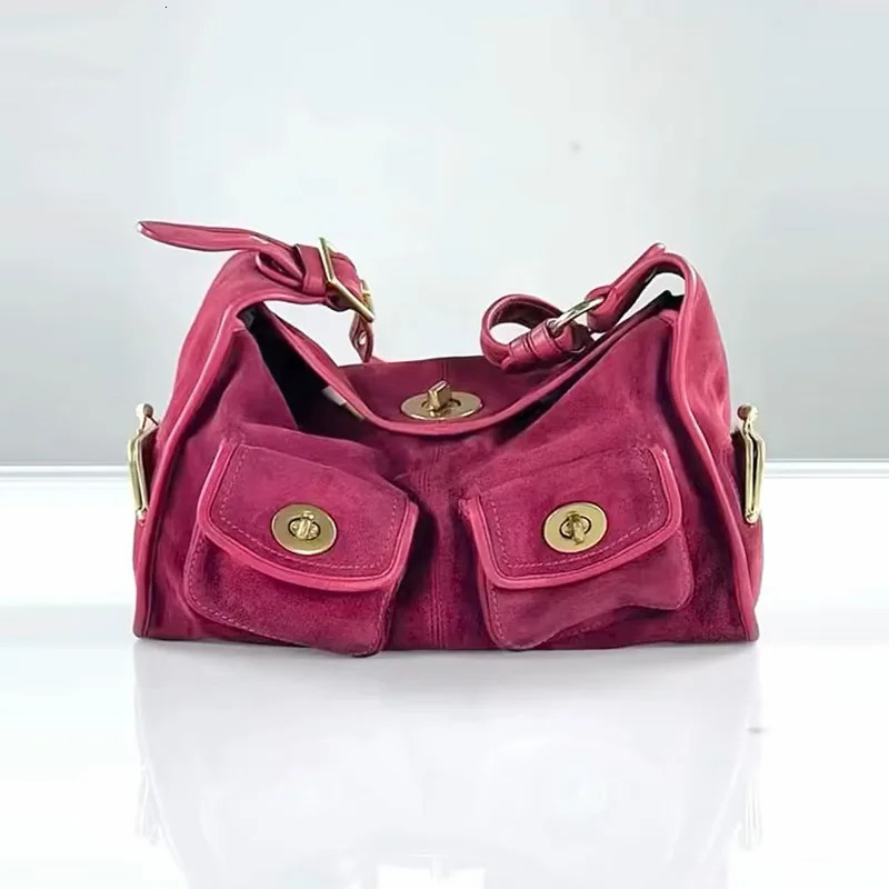 Large Capacity Crossbody Bags for Woman Shoulder Bag Fashionable Versatile ner Bag Frosted Tote Bag for Women 260403